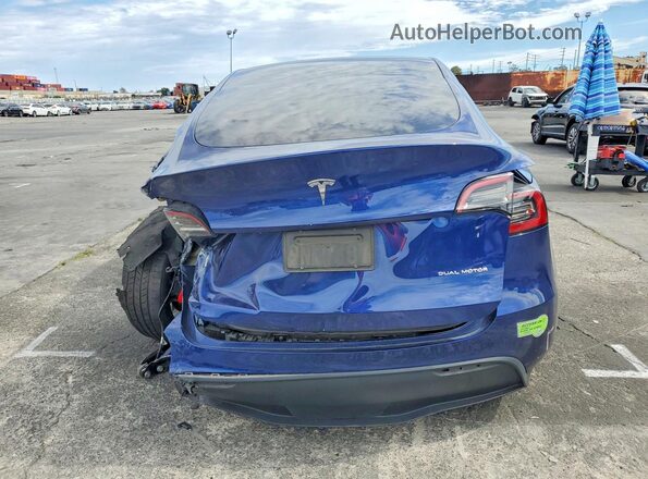 7SAYGDEE4PF862825 2023 TESLA MODEL Blue უკანა ხედი