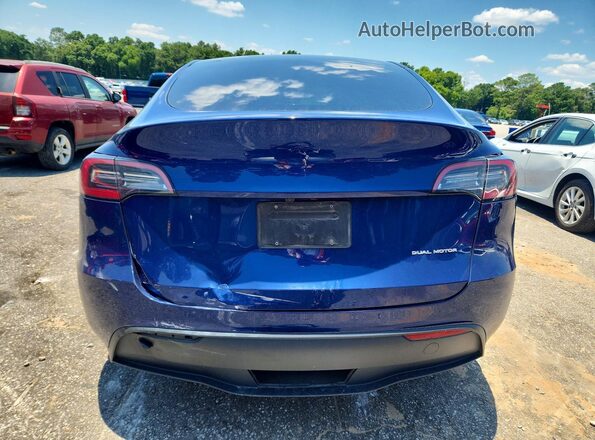 7SAYGDEE4RA236031 2024 TESLA MODEL Blue უკანა ხედი