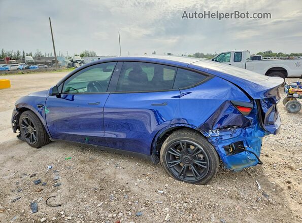 7SAYGDEE4RA283348 2024 TESLA MODEL Blue უკანა მარცხენა
