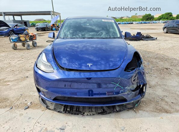 7SAYGDEE4RA283348 2024 TESLA MODEL Blue წინა ხედი