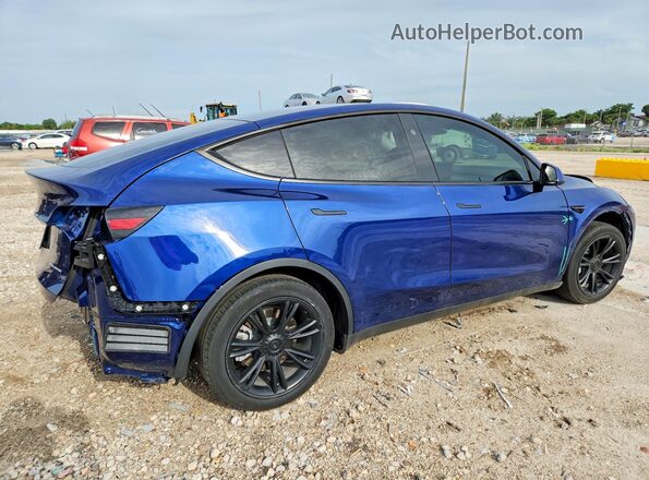 7SAYGDEE4RA283348 2024 TESLA MODEL Blue უკანა მარჯვენა