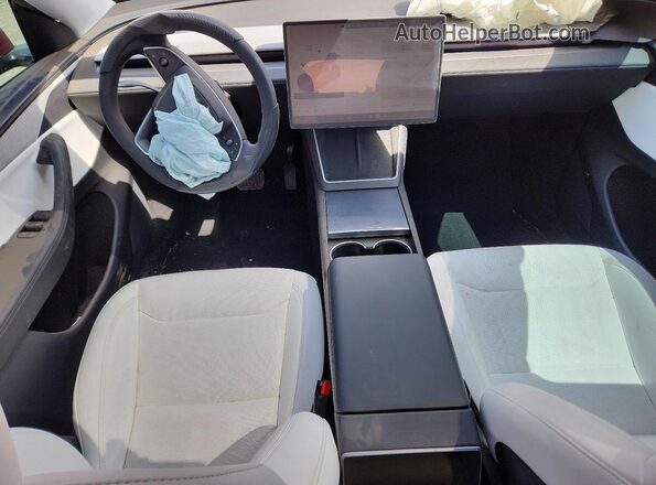 7SAYGDEE4TF342540 2026 TESLA MODEL Red Вид панелі приладів