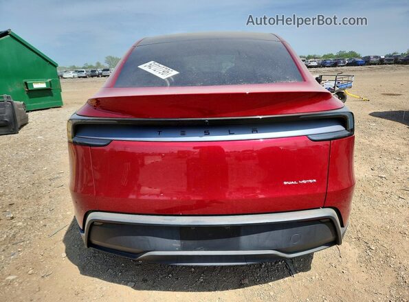 7SAYGDEE4TF342540 2026 TESLA MODEL Red Вид ззаду