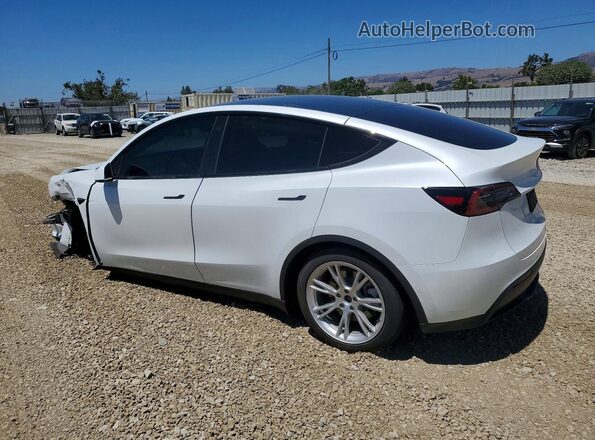 7SAYGDEE5NF385187 2022 TESLA MODEL White უკანა მარცხენა