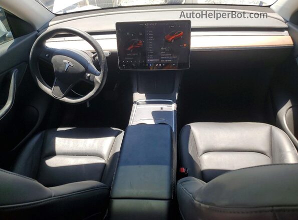 7SAYGDEE5NF385187 2022 TESLA MODEL White წინა პანელის ხედი