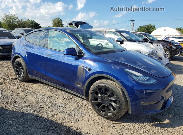 7SAYGDEE5NF419001 2022 TESLA MODEL Blue Front right