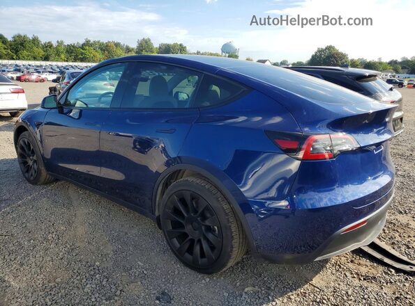7SAYGDEE5NF419001 2022 TESLA MODEL Blue Rear left