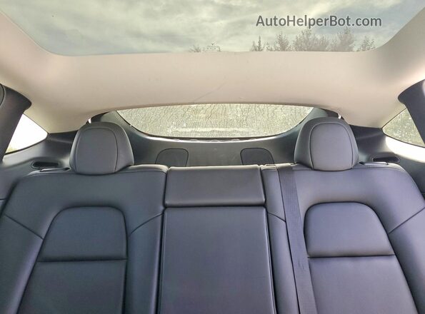 7SAYGDEE5NF481515 2022 TESLA MODEL White Rear seats view