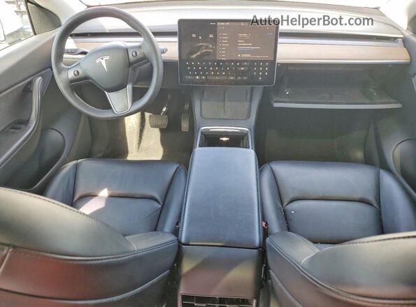7SAYGDEE5NF481515 2022 TESLA MODEL White Dashboard view