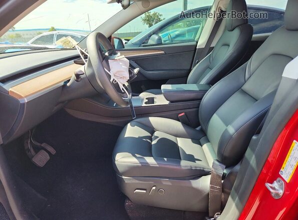 7SAYGDEE5PA124884 2023 TESLA MODEL Red Vista interior delantera