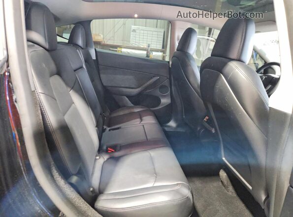 7SAYGDEE5RA304983 2024 TESLA MODEL Black უკანა სალონის ხედი