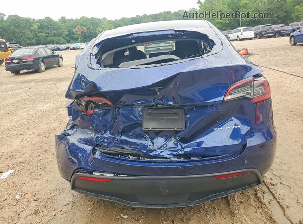 7SAYGDEE5RA317524 2024 TESLA MODEL Blue Vista trasera