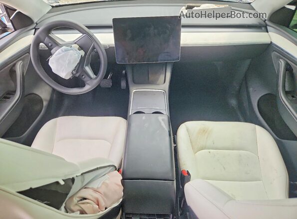 7SAYGDEE5SA337858 2025 TESLA MODEL Black წინა პანელის ხედი