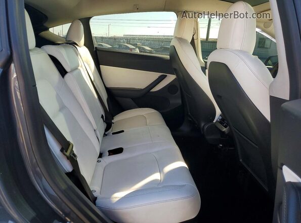 7SAYGDEE6NF360878 2022 TESLA MODEL Серый Вид задних сидений