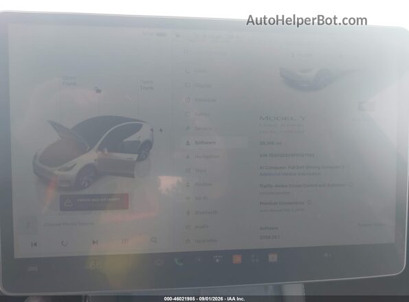 7SAYGDEE6PF597583 2023 TESLA MODEL Y White 