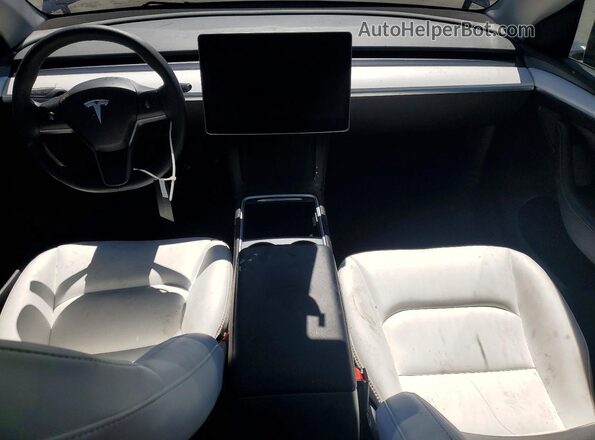7SAYGDEE6PF939212 2023 TESLA MODEL Blue წინა პანელის ხედი