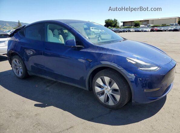 7SAYGDEE6PF939212 2023 TESLA MODEL Blue წინა მარჯვენა