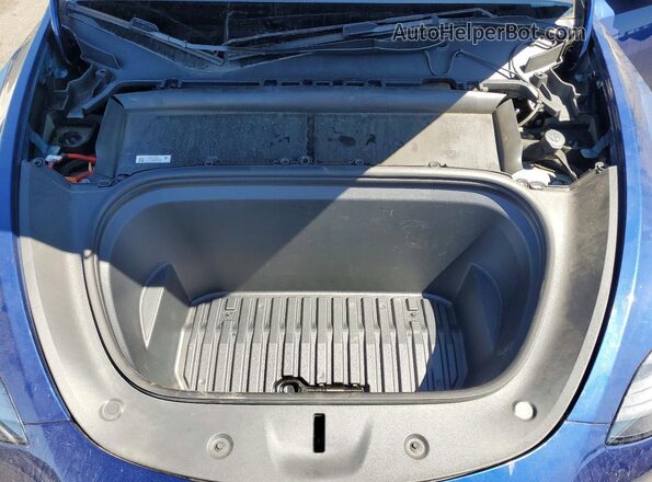 7SAYGDEE6PF939212 2023 TESLA MODEL Blue უკანა სალონის ხედი