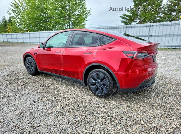 7SAYGDEE6SF225072 2025 TESLA MODEL Красный Задняя левая четверть