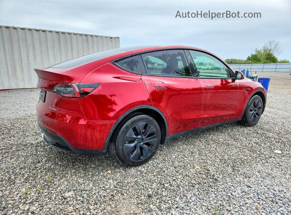 7SAYGDEE6SF225072 2025 TESLA MODEL Красный Задняя правая четверть