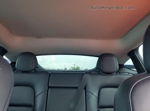 7SAYGDEE7NF321359 2022 TESLA MODEL Gray უკანა სავარძლების ხედი