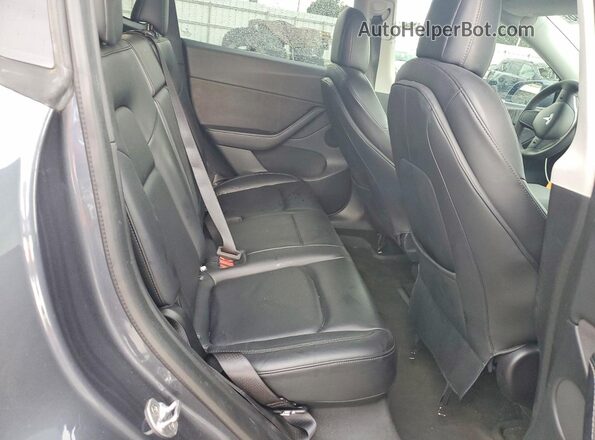 7SAYGDEE7NF321359 2022 TESLA MODEL Gray უკანა სალონის ხედი