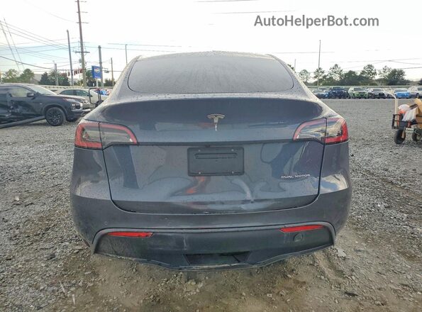 7SAYGDEE7NF321359 2022 TESLA MODEL Gray უკანა ხედი