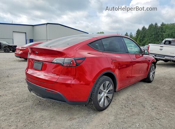 7SAYGDEE7NF354099 2022 TESLA MODEL Red Задня права чверть