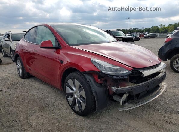 7SAYGDEE7NF354099 2022 TESLA MODEL Red Передня права чверть
