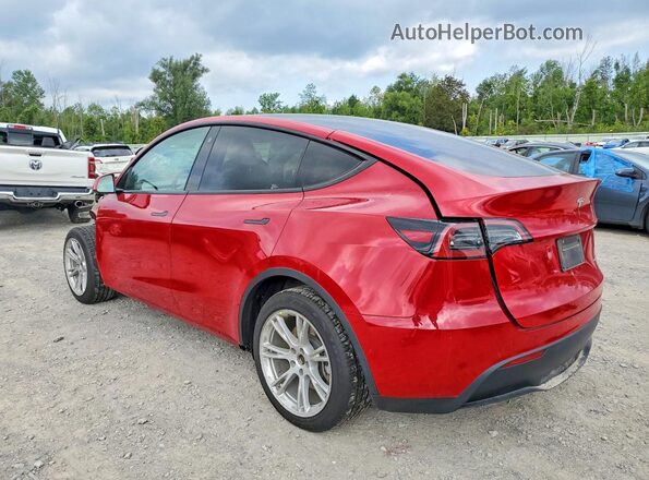 7SAYGDEE7NF354099 2022 TESLA MODEL Red Задня ліва чверть
