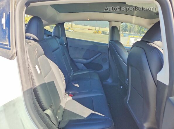 7SAYGDEE7PA118620 2023 TESLA MODEL Белый Вид задних сидений