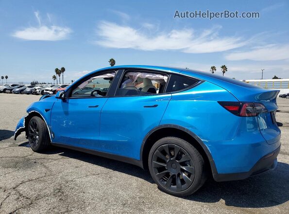 7SAYGDEE7PA146935 2023 TESLA MODEL Синий Задняя левая четверть