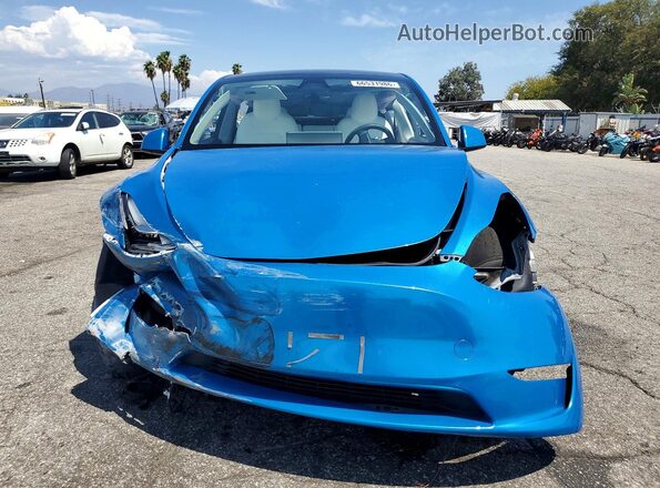 7SAYGDEE7PA146935 2023 TESLA MODEL Синий Вид спереди