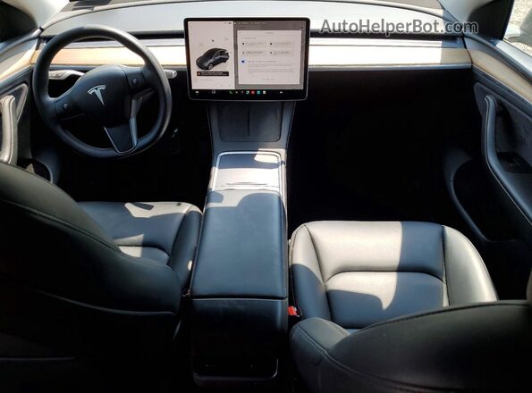 7SAYGDEE7PA195066 2023 TESLA MODEL Угольный Вид панели приборов