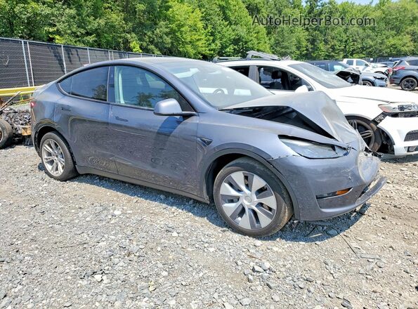 7SAYGDEE7PA195066 2023 TESLA MODEL Угольный Передняя правая четверть