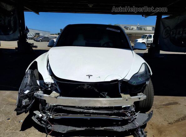 7SAYGDEE7PF620207 2023 TESLA MODEL Белый Вид спереди
