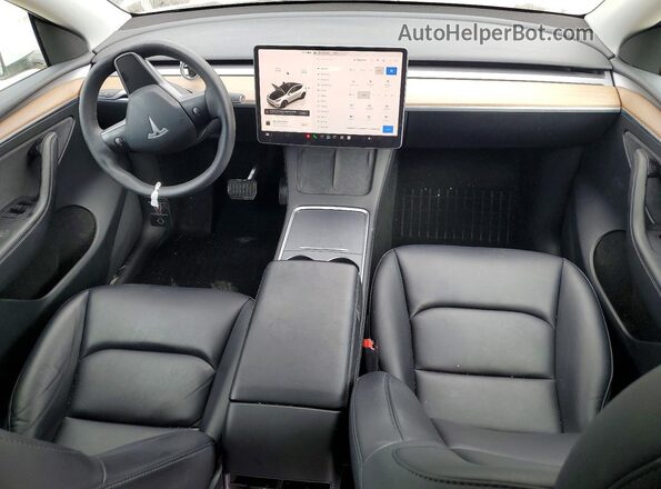 7SAYGDEE7PF691830 2023 TESLA MODEL Белый Вид панели приборов