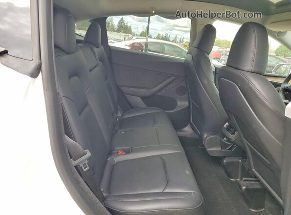7SAYGDEE7PF691830 2023 TESLA MODEL Белый Вид задней части салона