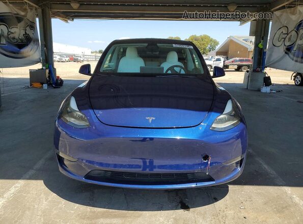 7SAYGDEE7PF872068 2023 TESLA MODEL Синий Вид спереди