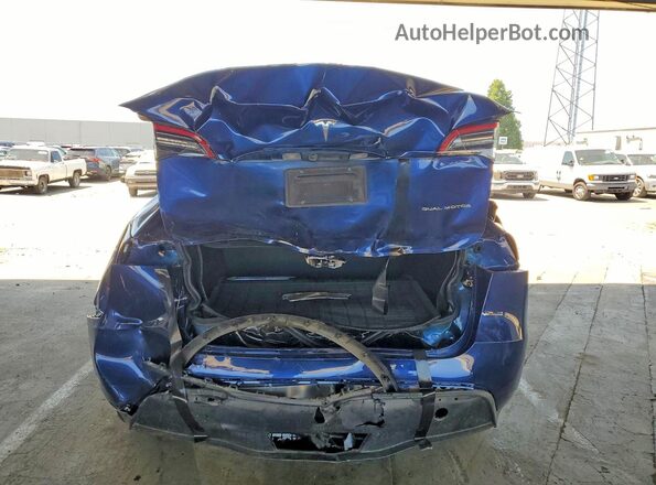 7SAYGDEE7PF872068 2023 TESLA MODEL Синий Вид сзади