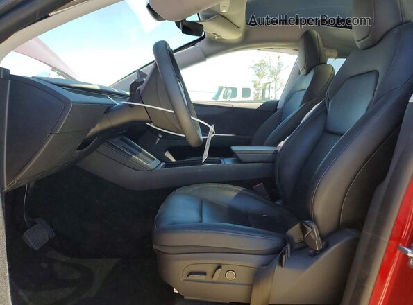 7SAYGDEE7TF395183 2026 TESLA MODEL Red Սալոնի դիմացի տեսք