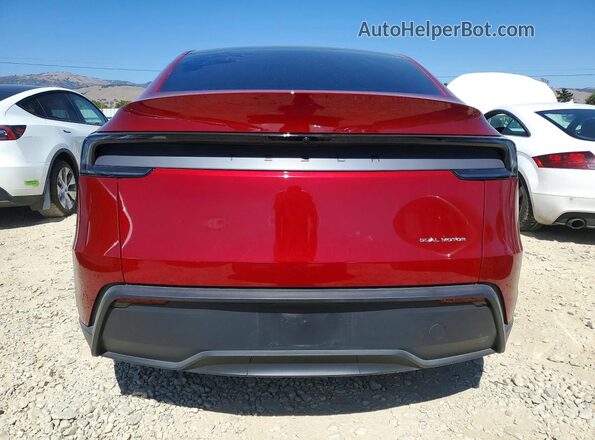 7SAYGDEE7TF395183 2026 TESLA MODEL Red Հետևի տեսք