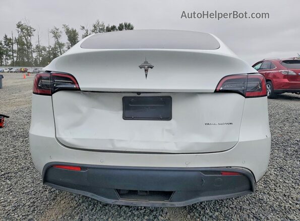 7SAYGDEE8NF574805 2022 TESLA MODEL Белый Вид сзади