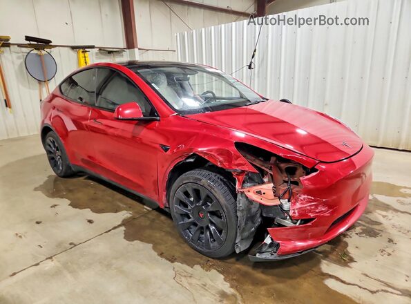 7SAYGDEE8PA144465 2023 TESLA MODEL Red წინა მარჯვენა