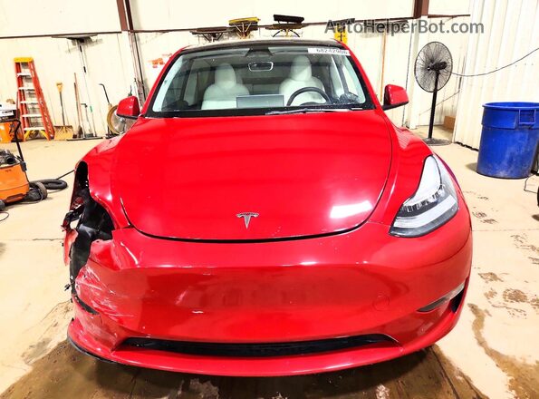7SAYGDEE8PA144465 2023 TESLA MODEL Red წინა ხედი