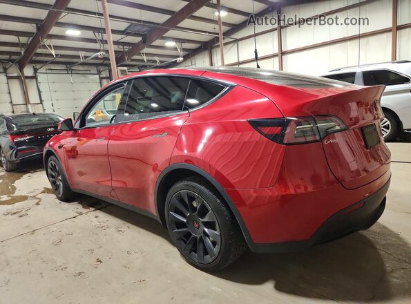 7SAYGDEE8PA144465 2023 TESLA MODEL Red უკანა მარცხენა