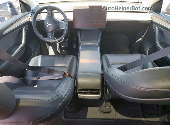 7SAYGDEE8PF816799 2023 TESLA MODEL Black Առջևի վահանակի տեսք
