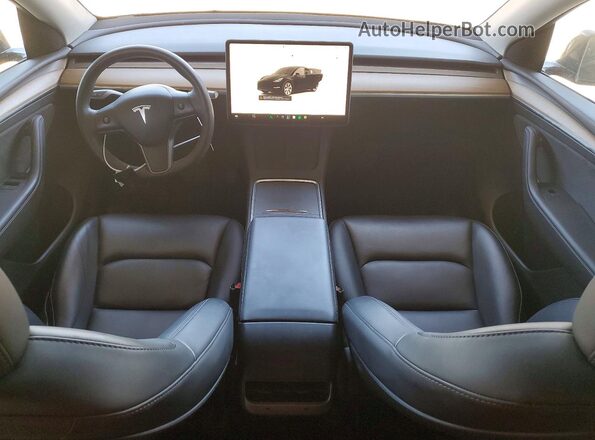 7SAYGDEE8PF901190 2023 TESLA MODEL Черный Вид панели приборов