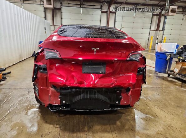7SAYGDEE8RA234072 2024 TESLA MODEL Red Vista trasera