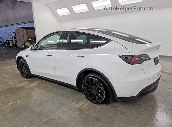 7SAYGDEE9NF481355 2022 TESLA MODEL White Rear left